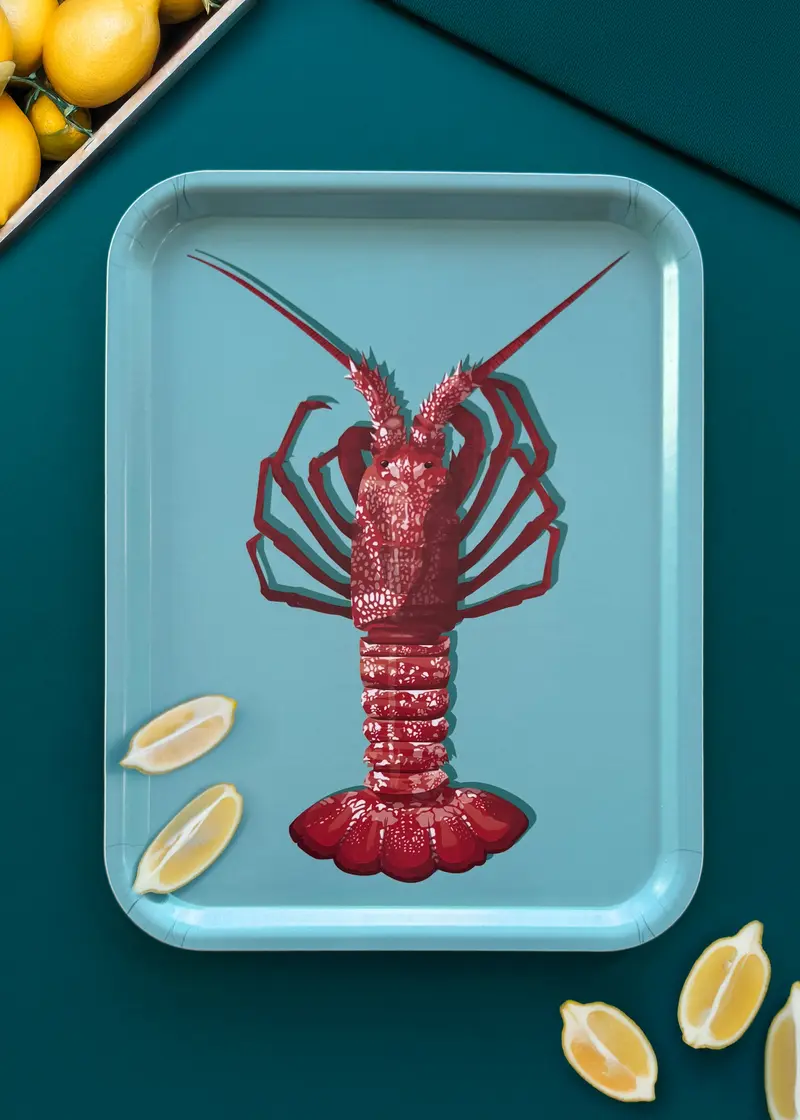 Plateau apéritif rectangulaire - Langouste