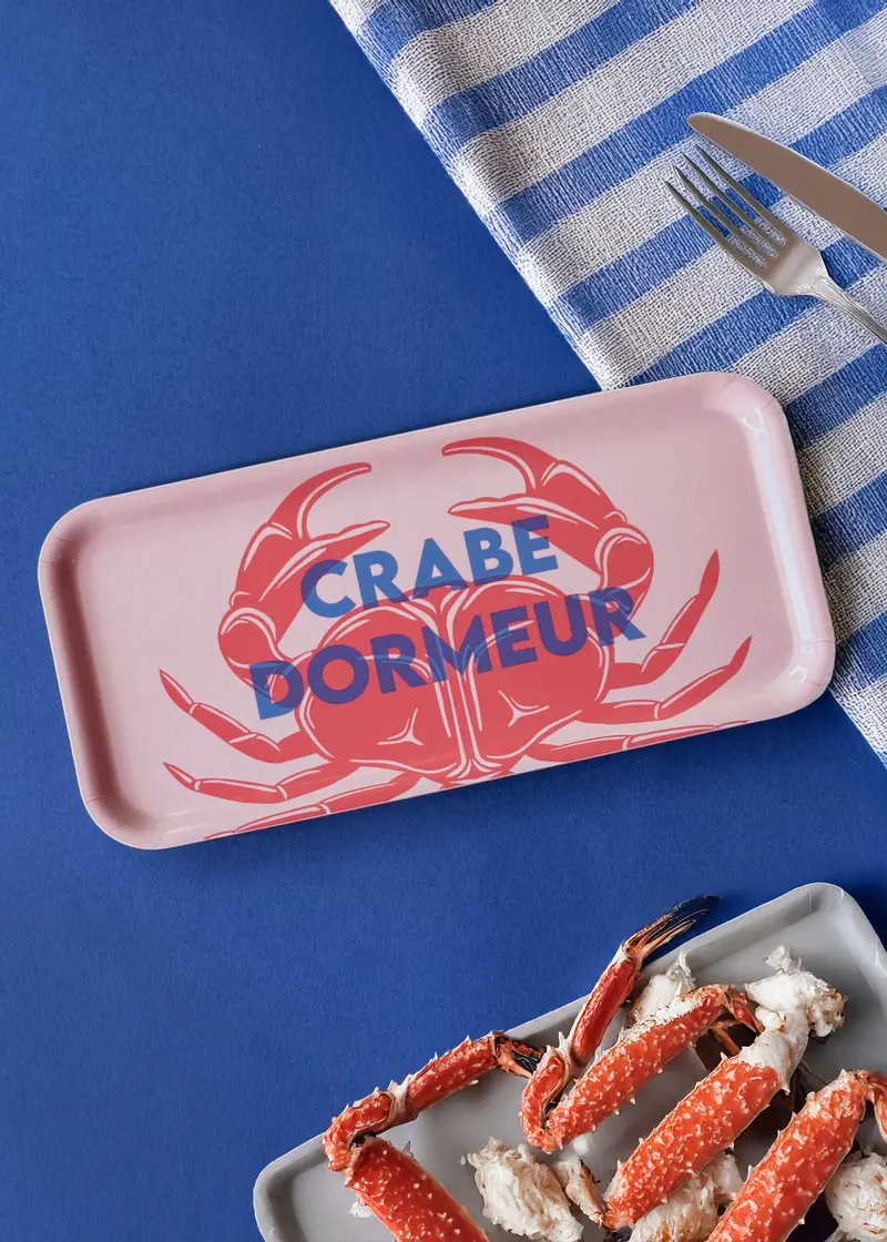 Plateau café allongé - Crabe dormeur