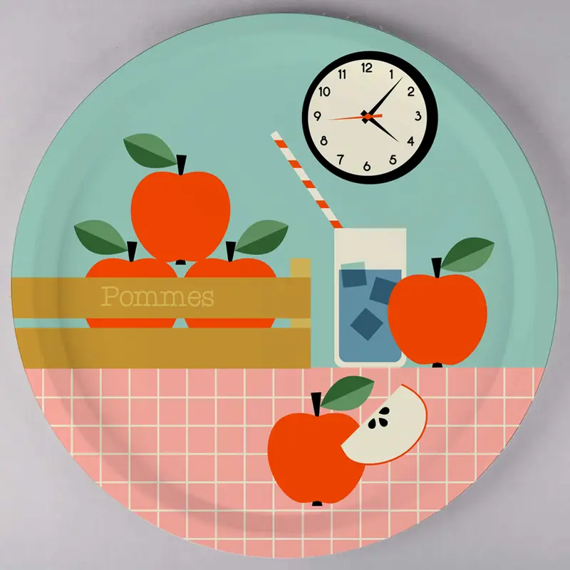 Plateau rond en bois - GOÛTER