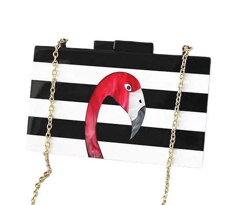 Pochette Flamant Rose Luxe