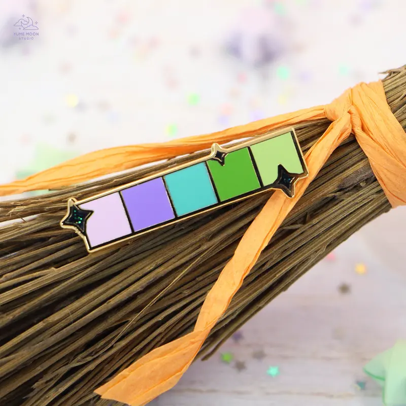 Poison Colour Swatches Enamel Pin