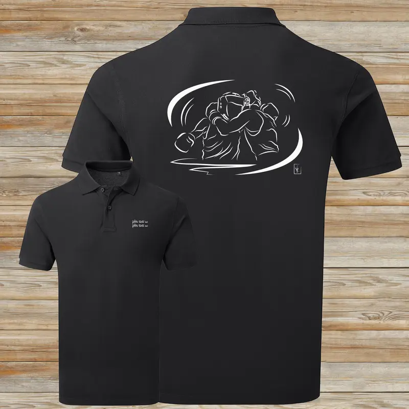 Polo Boxe Sport Combat Graphisme Arts Martiaux - Personnalisable