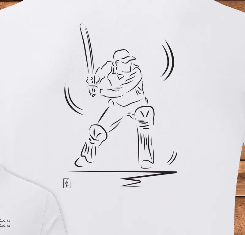 Polo Cricket Sport Joueur - Homme Femme - Personnalisable