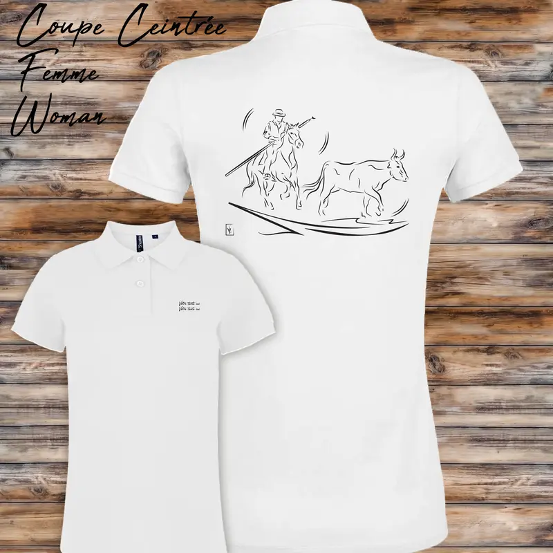 Polo Gardian et Taureau Camargue - Personnalisable