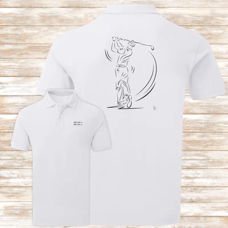 Polo Golf Golfeur Sport - Homme Femme - Personnalisable