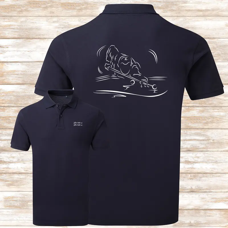 Polo Joueur Billard Joueur - Homme Femme - Personnalisable