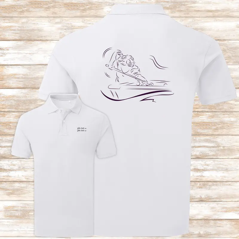 Polo Joueur Billard Technique - Homme Femme - Personnalisable