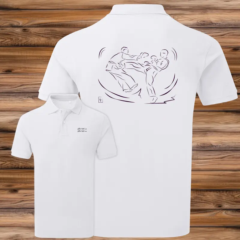 Polo Jujitsu Arts Martiaux Sport de Combat - Homme Femme - Personnalisable