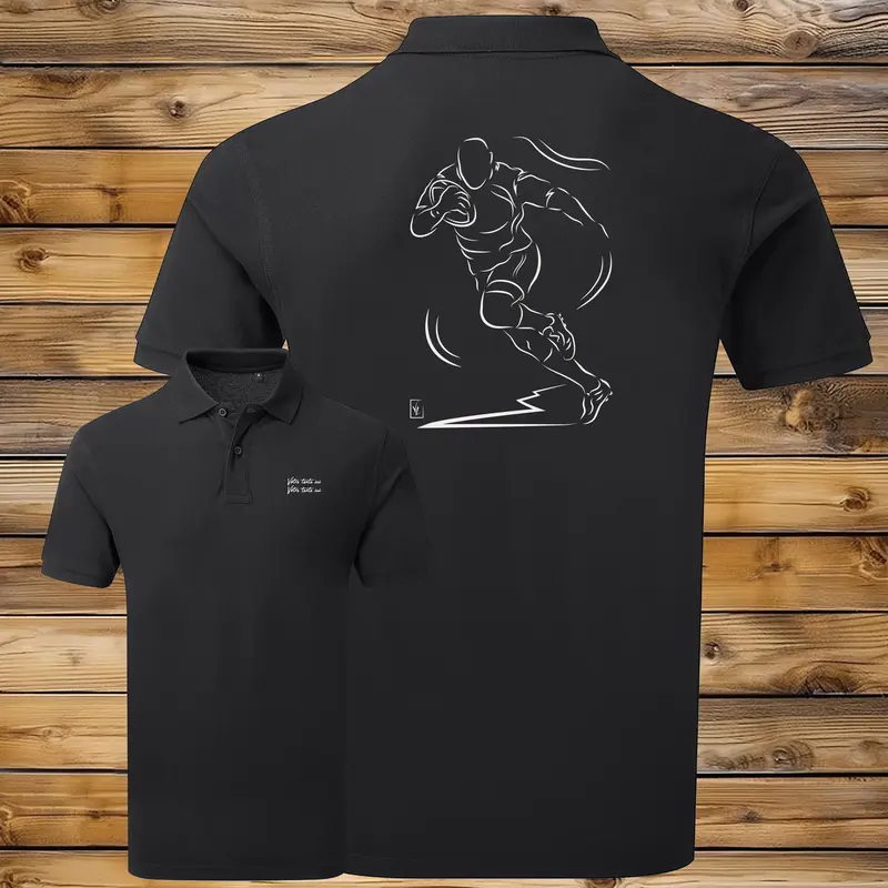 Polo Rugby Sprint Rugbyman Sport - Homme Femme - Personnalisable