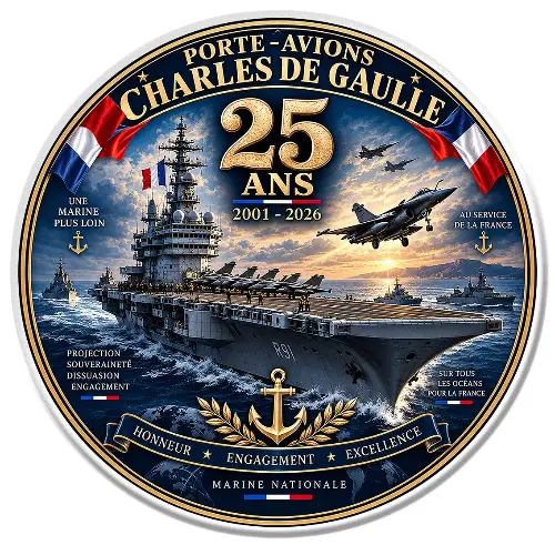 Porte-avions Charles de Gaulle 25 ans CZ115