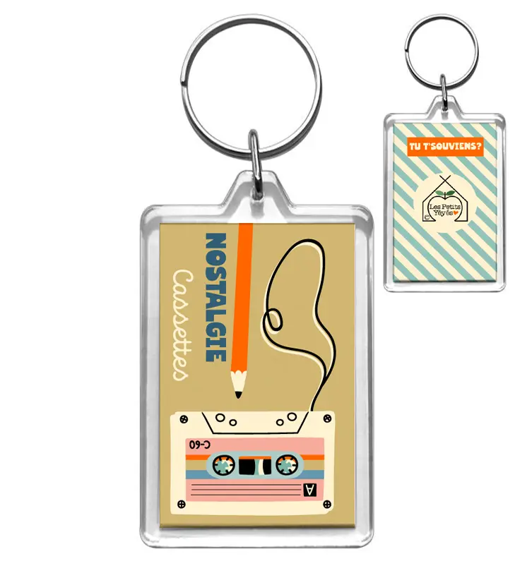 Porte-Clé NOSTALGIE Cassette Audio