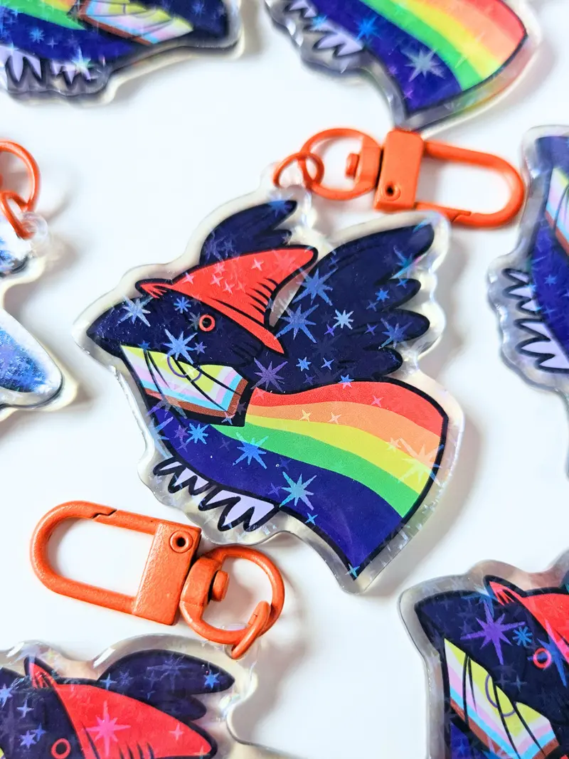 Porte clés Corbeau Pride