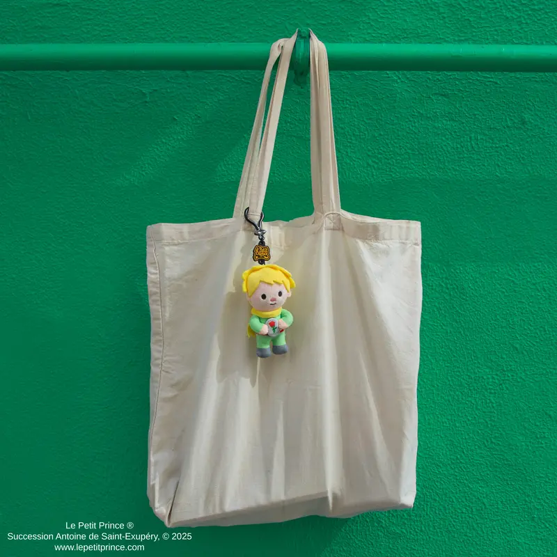 Porte-clés Peluche Le Petit Prince en costume d'aventurier