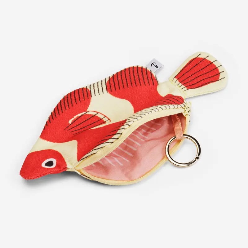 Porte-clés pochette Poisson-clown