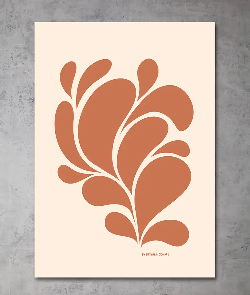 Poster Moderne minimaliste #1 by Nathalie Jomard