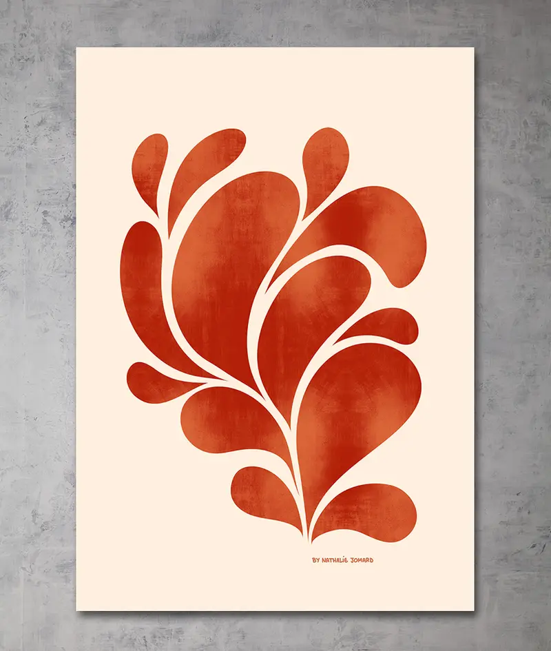 Poster Moderne minimaliste #2 by Nathalie Jomard