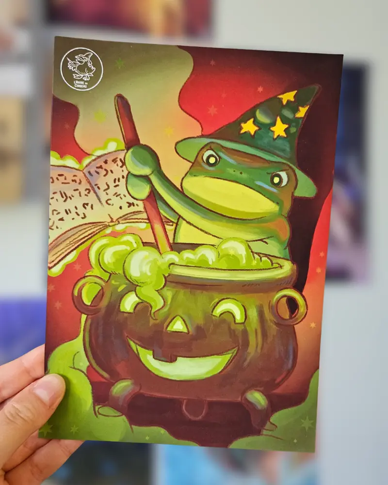 Print A5 Grenouille - Tipeee Octobre 2025