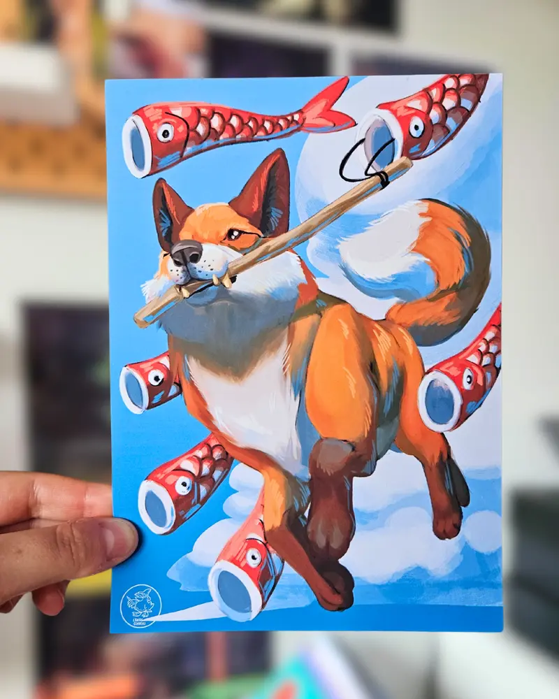 Print A5 Renard - Tipeee Juin 2025