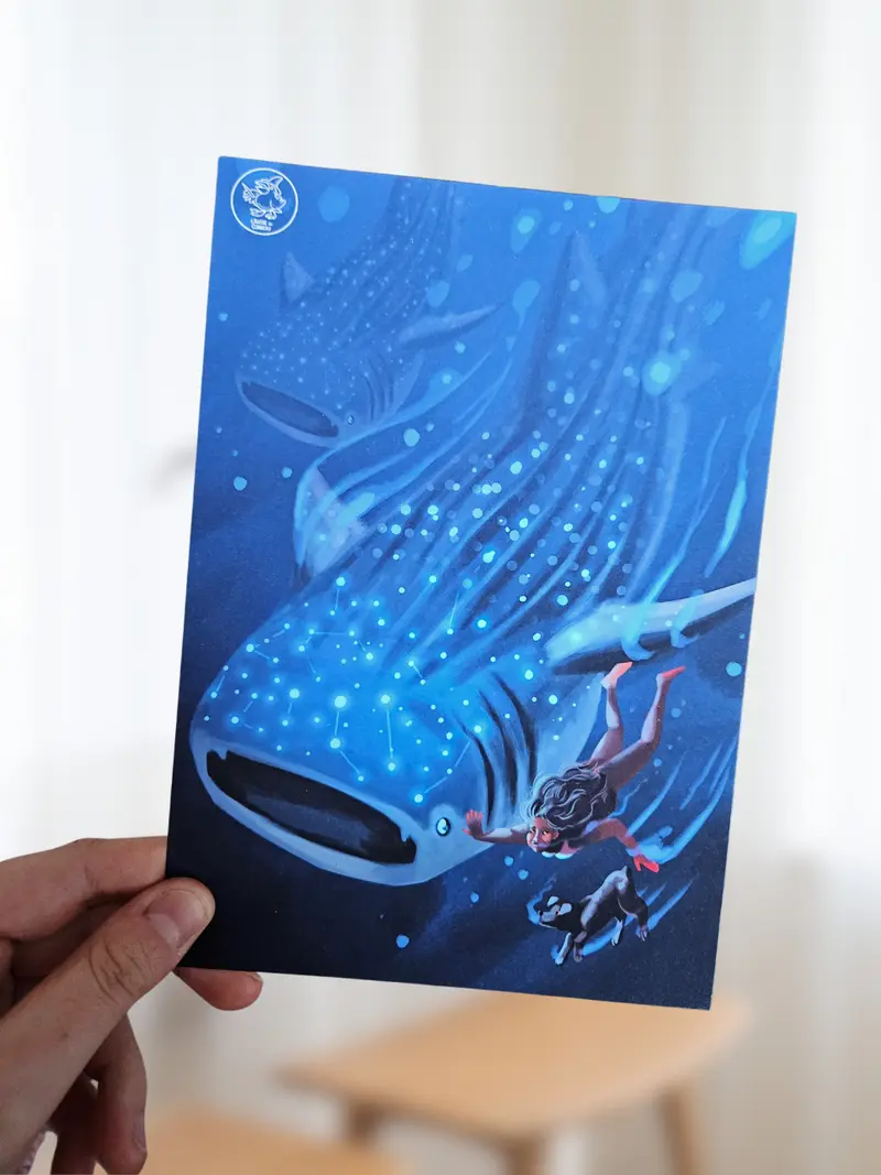 Print A5 Requin baleine