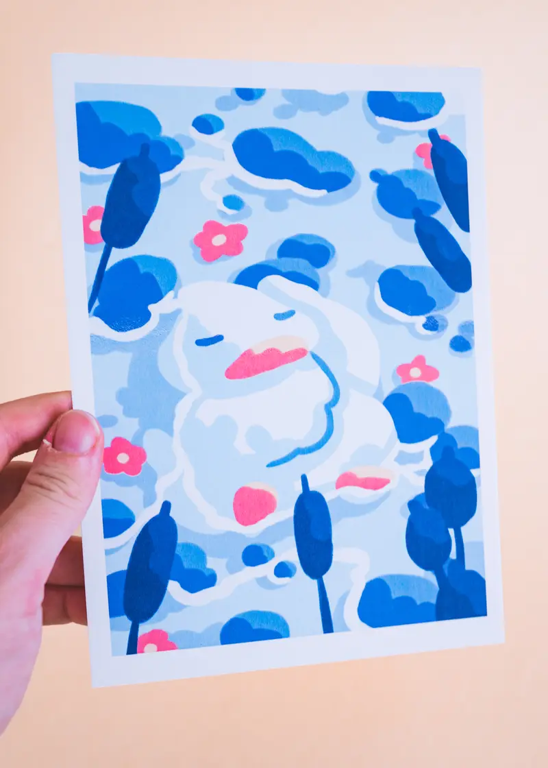 Print - Canards eau