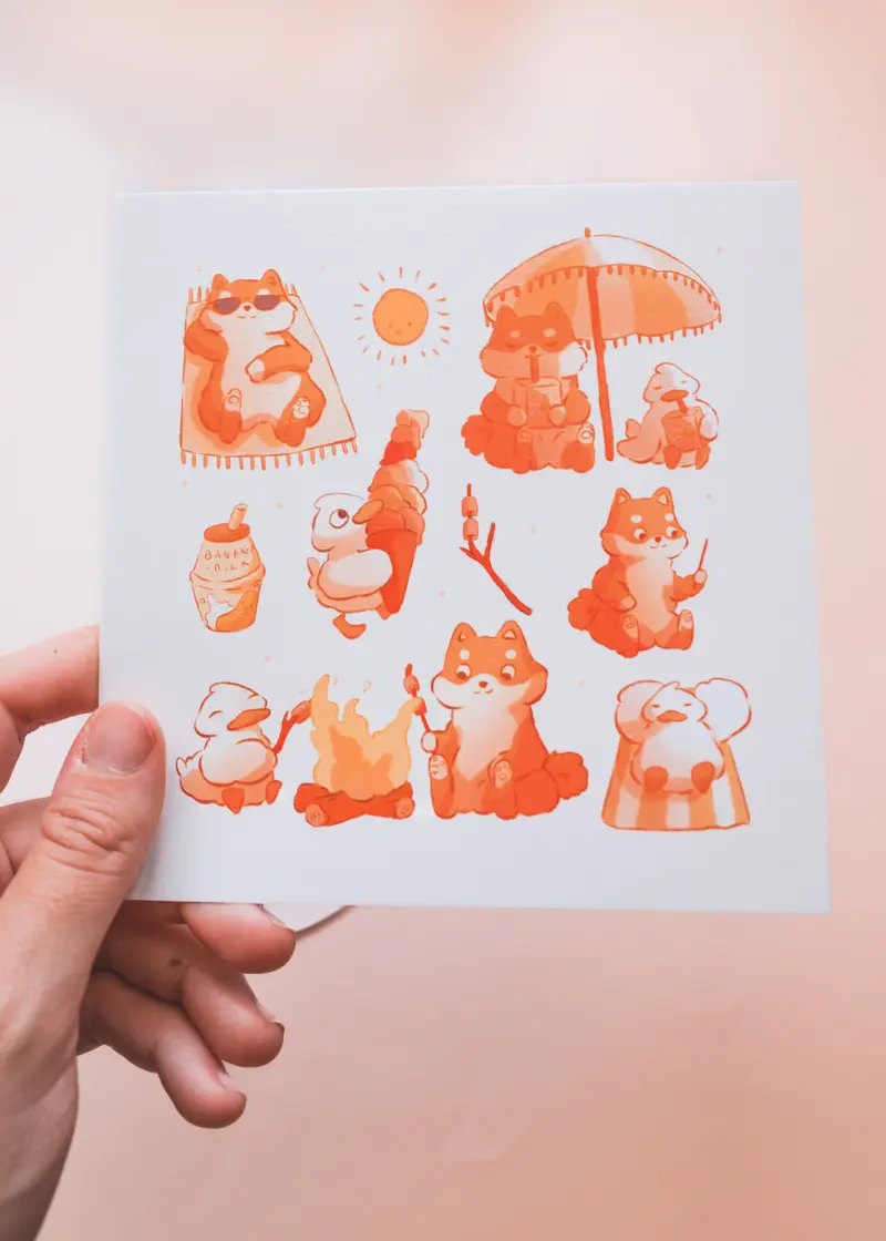 Print - Soirée d'été