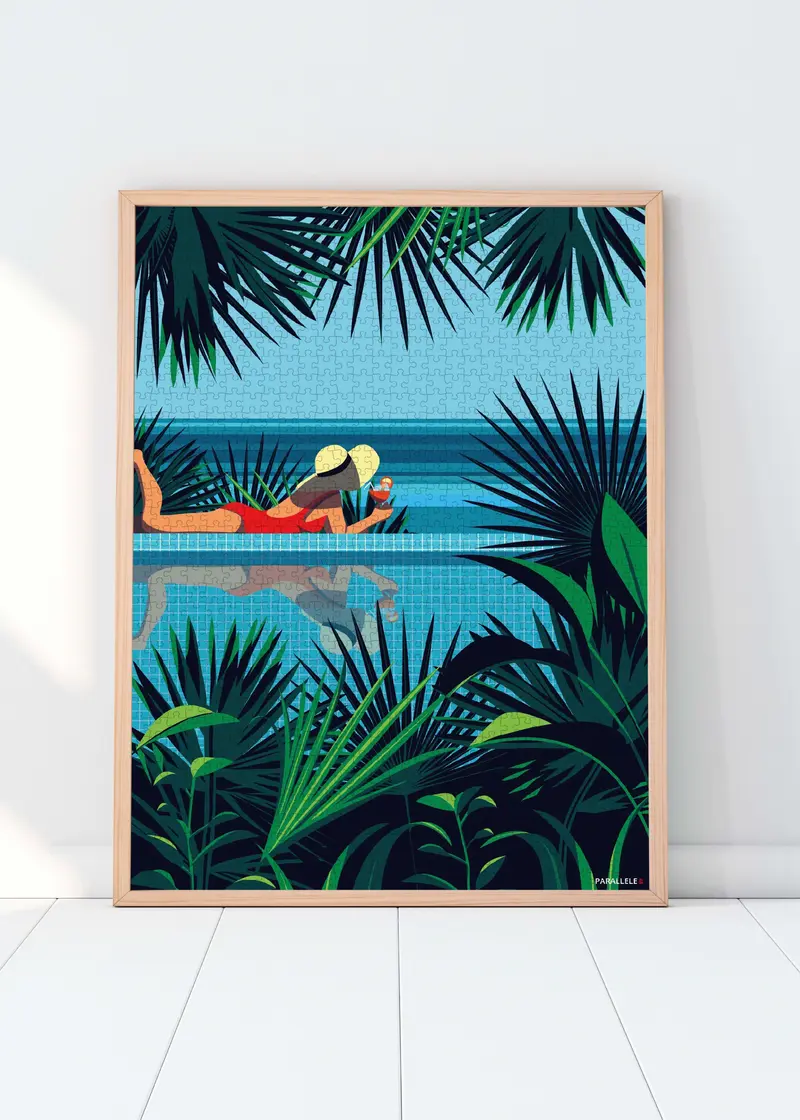 Puzzle 1000 pièces - Après la Baignade