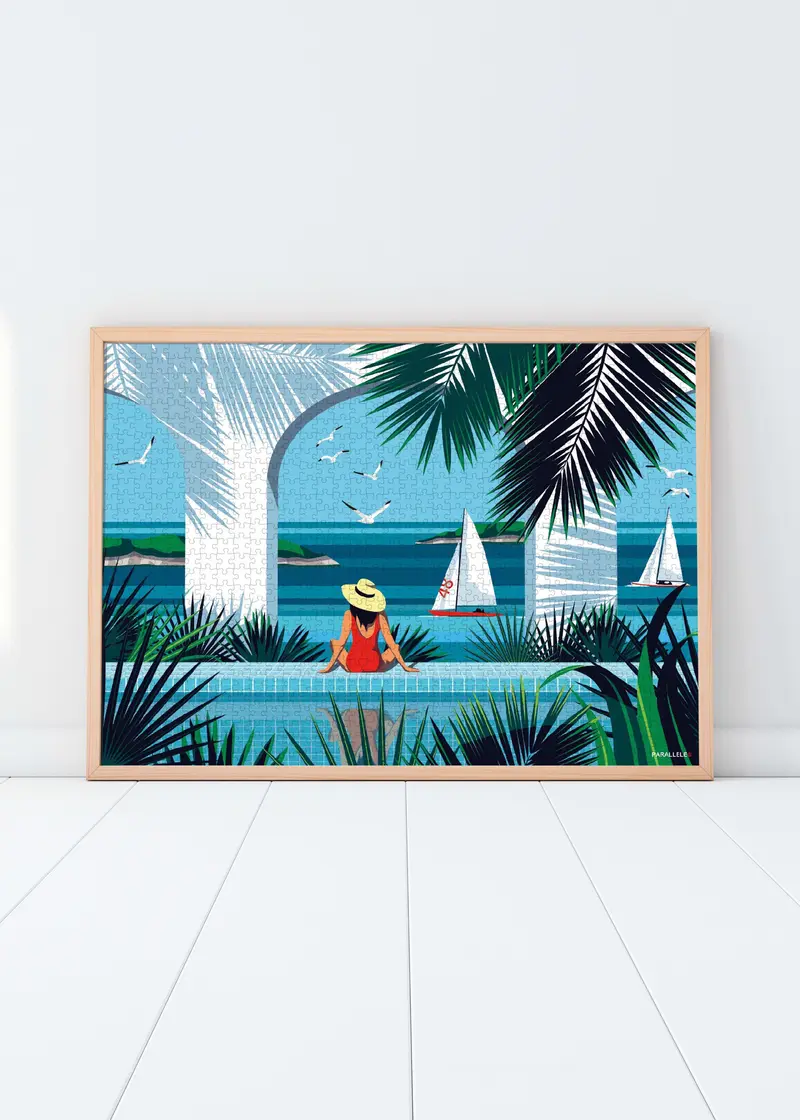 Puzzle 1000 pièces - Avant la Baignade
