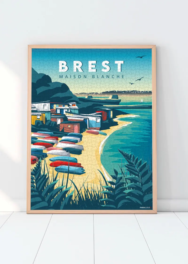 Puzzle 1000 pièces - Brest (Maison Blanche)