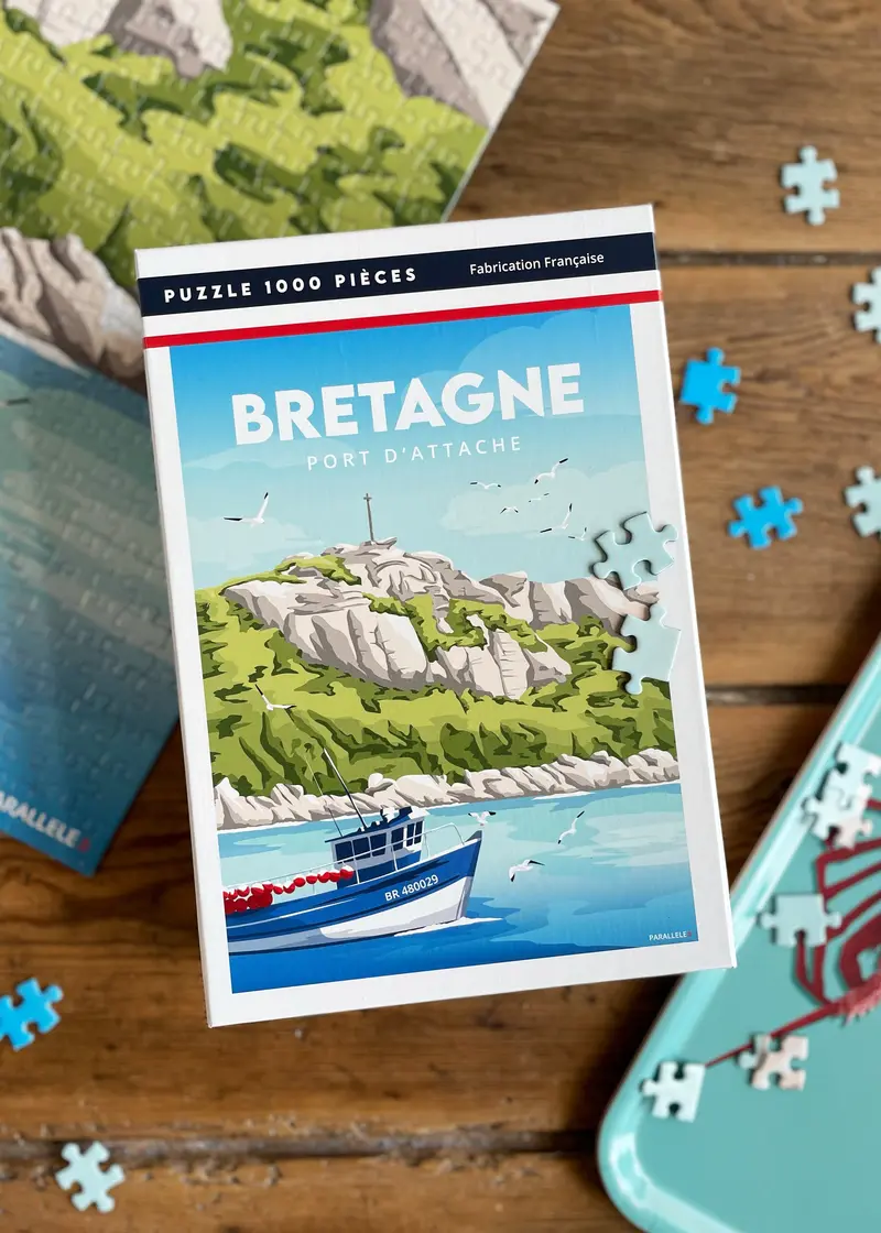 Puzzle 1000 pièces - Bretagne - Port d'attache
