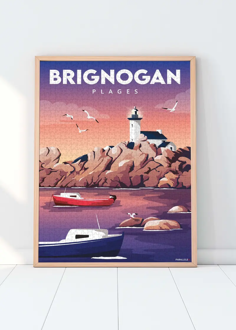 Puzzle 1000 pièces - Brignogan-Plages