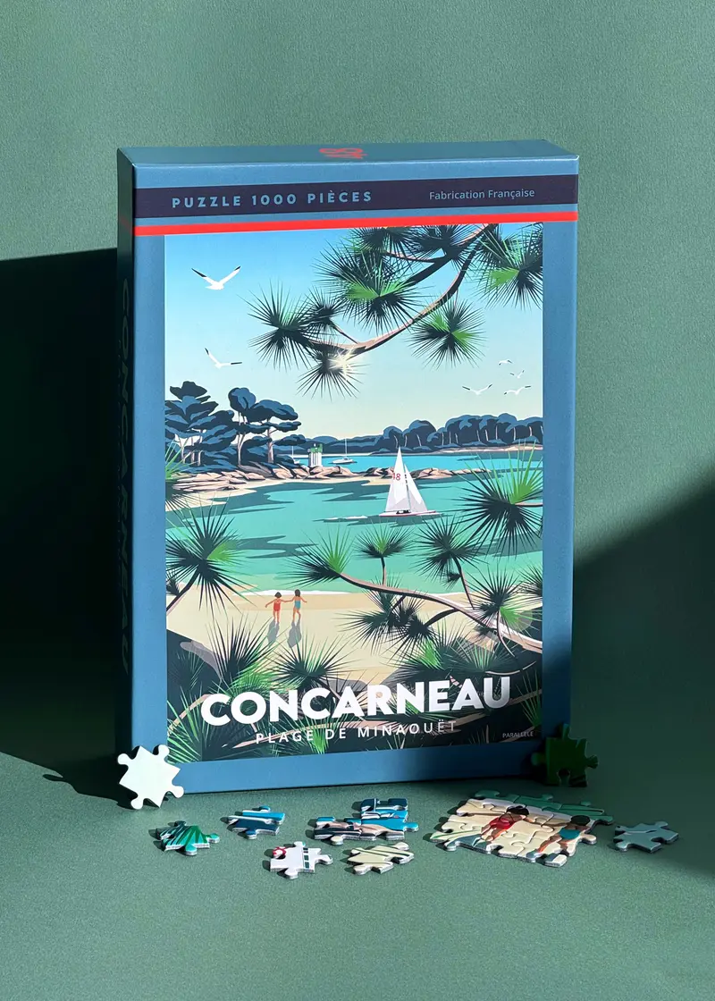 Puzzle 1000 pièces - Concarneau (Plage de Minaouët)