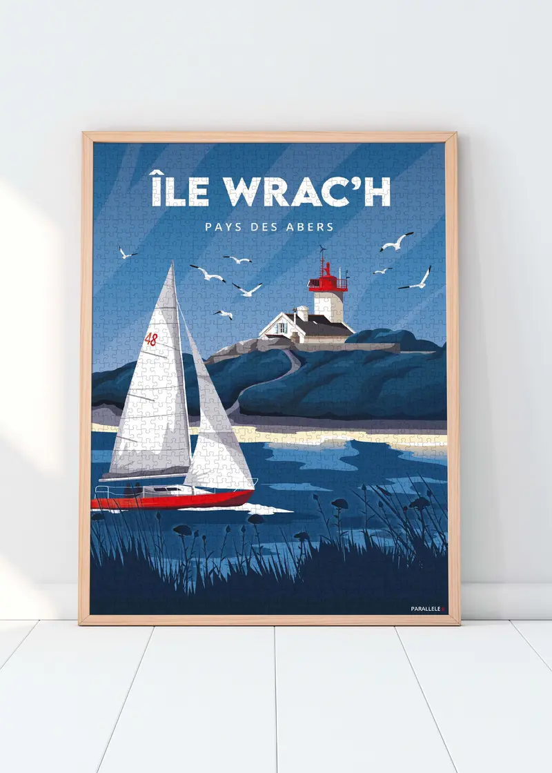 Puzzle 1000 pièces - Île Wrac'h