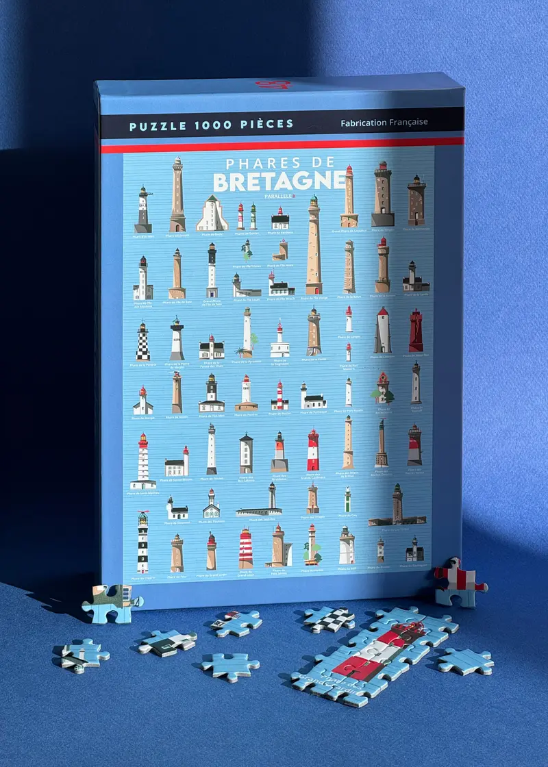 Puzzle 1000 pièces - Phares de Bretagne