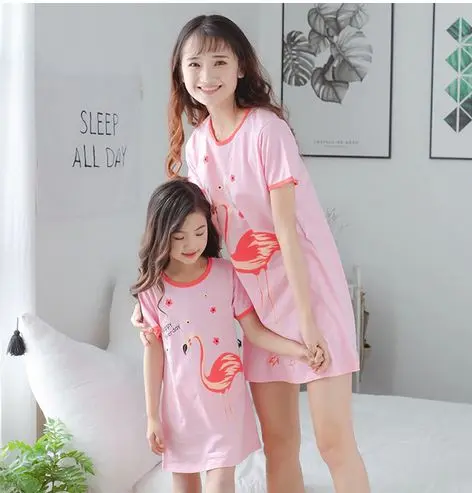 Pyjama Flamant Rose Mère Fille