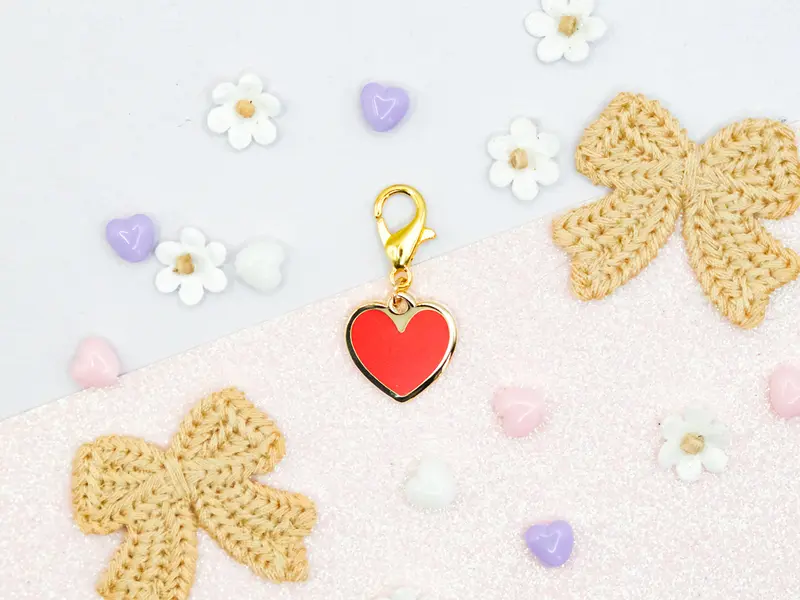 Red Heart Charm - Charm-ing Collection