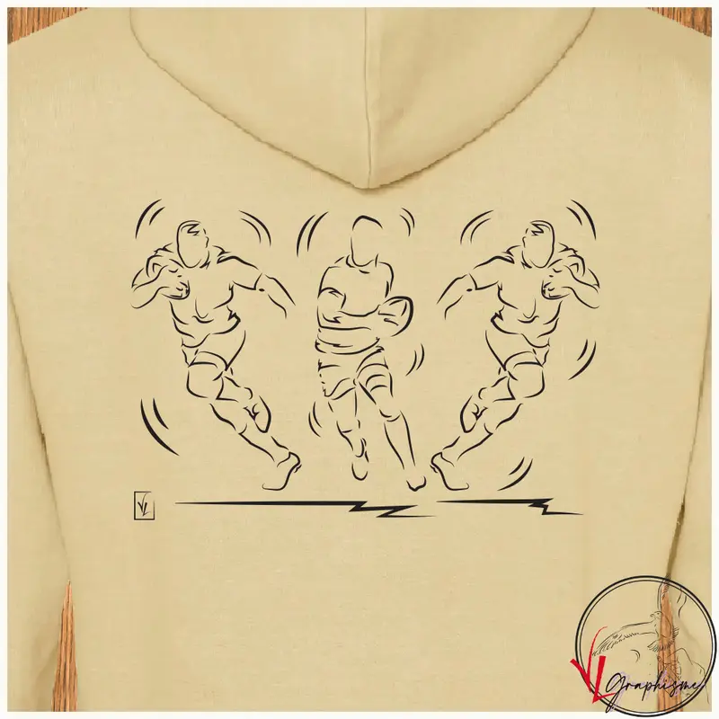 Rugby trio rugbymans sur Sweat
