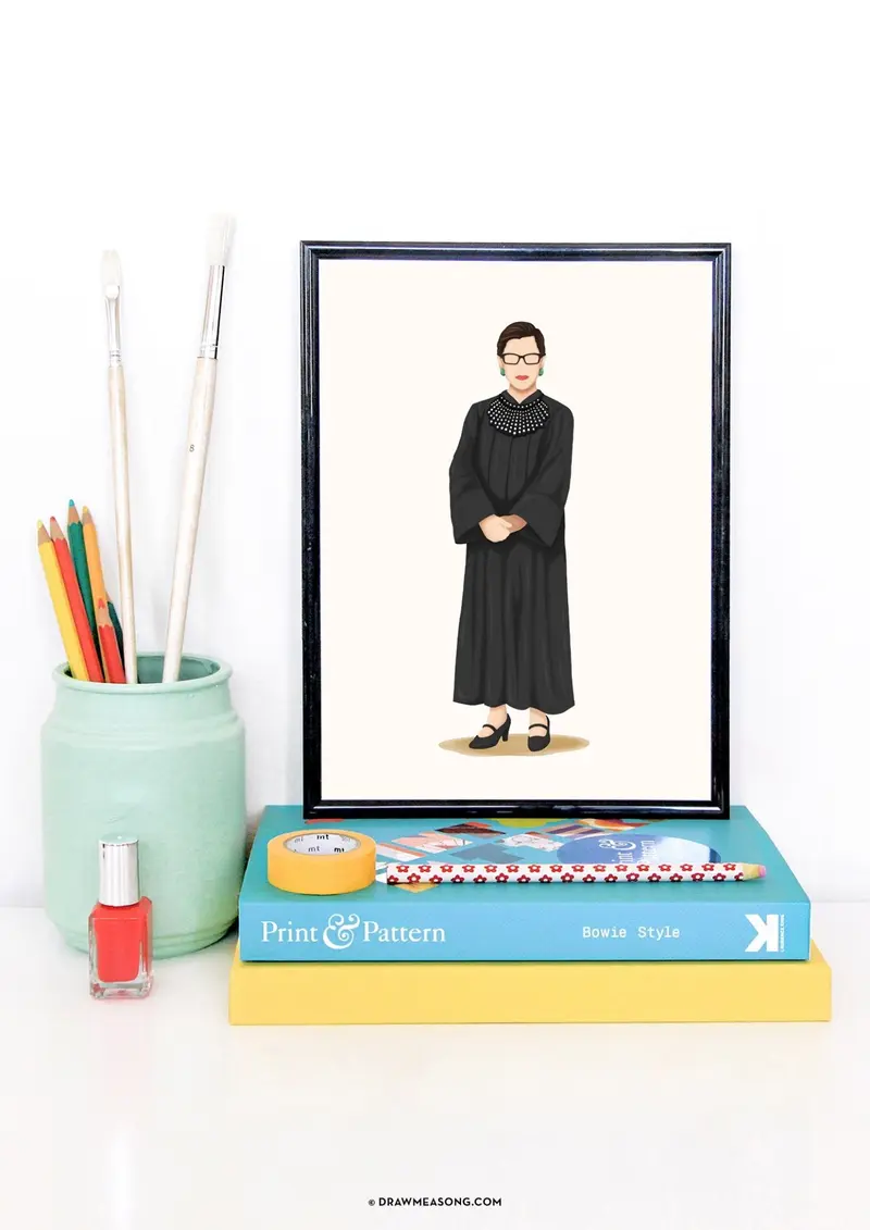 Ruth Bader Ginsburg Art Print