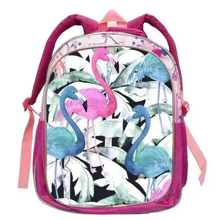 Sac à Dos avec Flamant Rose Bleu