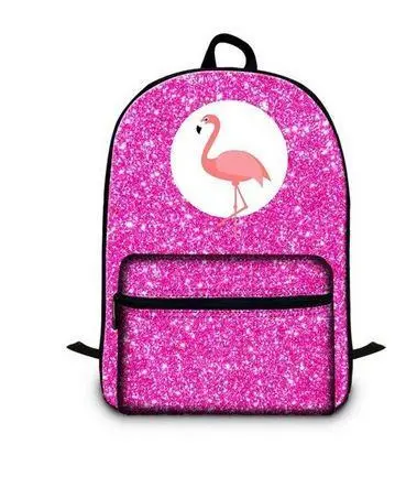 Sac à Dos Flamant Rose Paillettes Rose
