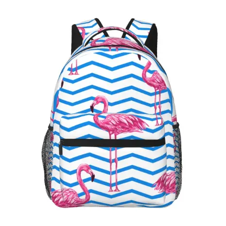 Sac à dos Flamant Rose Rayé