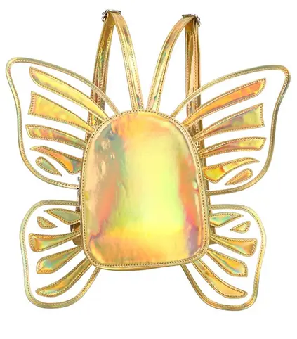 Sac à Dos Papillon Doré