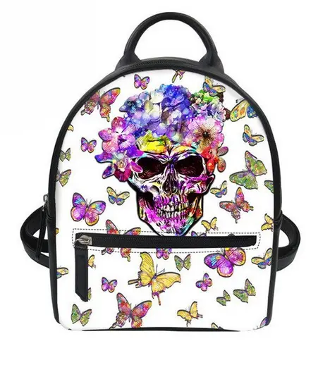Sac à Dos Papillon Tête de Mort