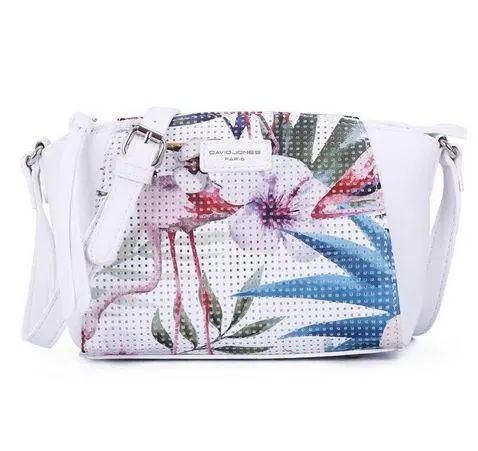 Sac à Main Blanc Flamant Rose