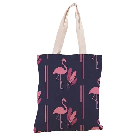 Sac avec Flamant Rose Marine