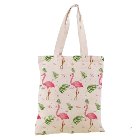Sac avec Flamant Rose Palmier