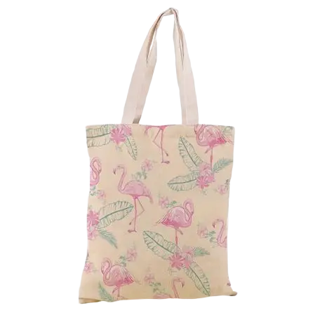 Sac avec Flamant Rose Pastel