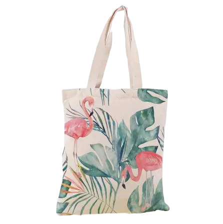 Sac avec Flamant Rose Tropic
