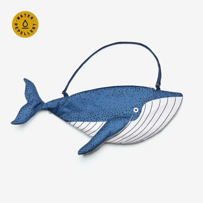 Sac bandoulière Baleine bleue