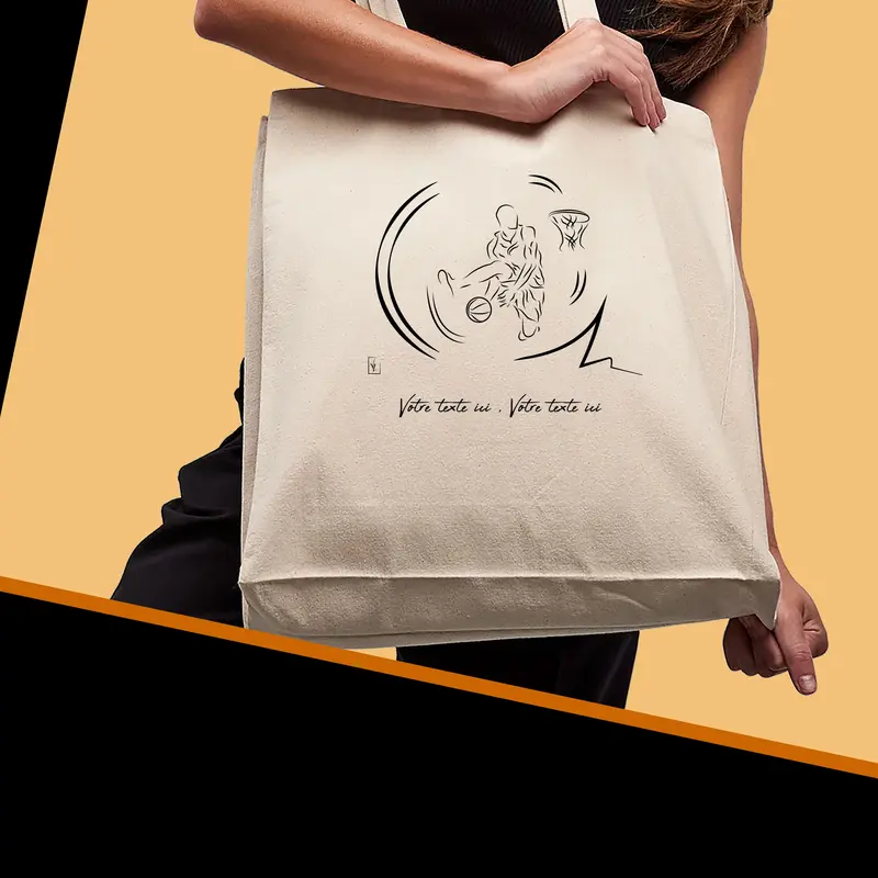 Sac Cabas Basket-ball Panier - Spacieux 21L Personnalisable