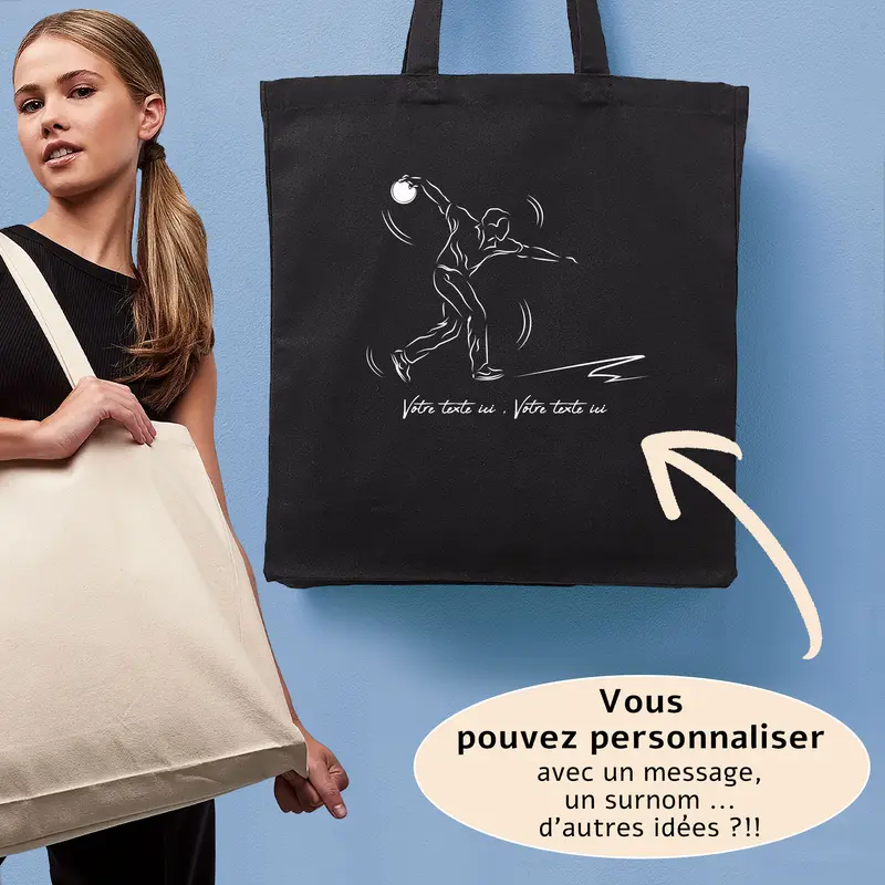 Sac Cabas Bowling La Course - Spacieux 21L Personnalisable